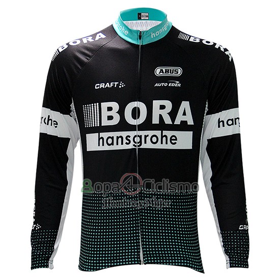 Bora Ropa Ciclismo Culotte Largo 2017 Mangas Largas Negro